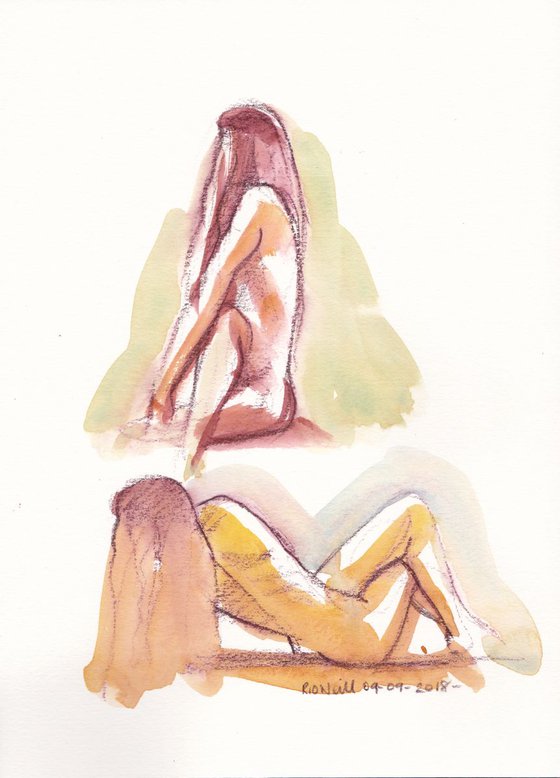 female nude 2 poses