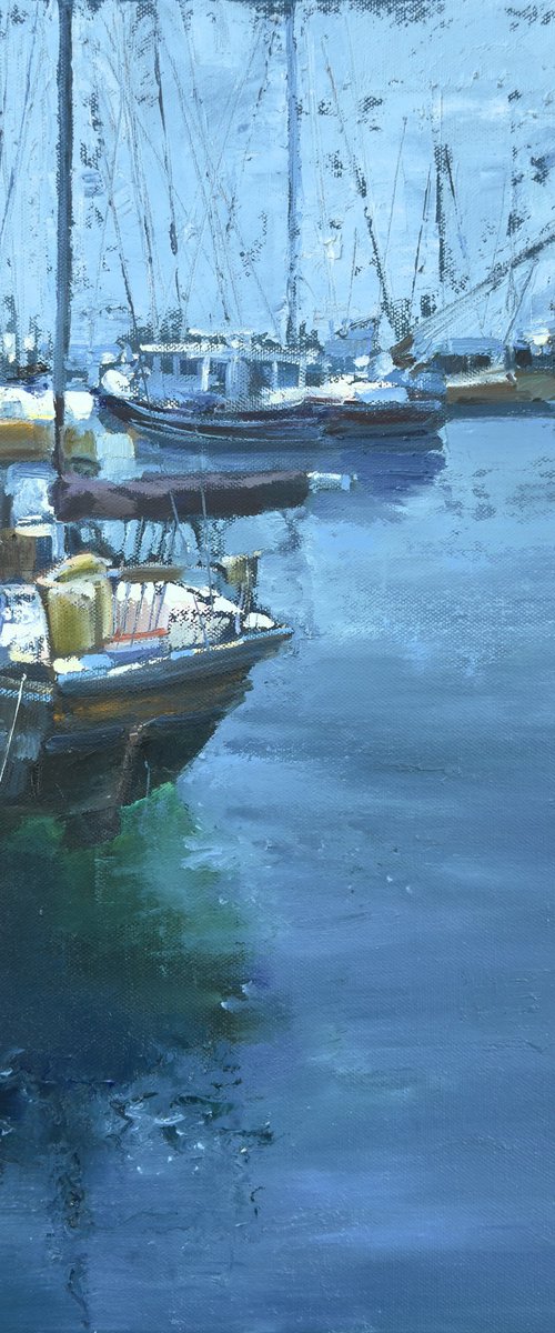 Blue lagoon by Olha Laptieva