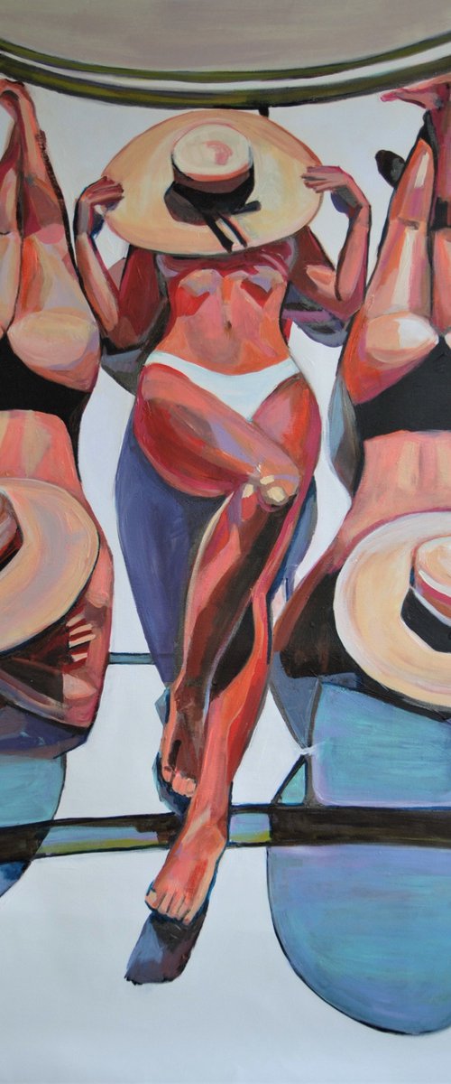 Summer relaxation / 110 x 83 x 0,1 cm by Alexandra Djokic