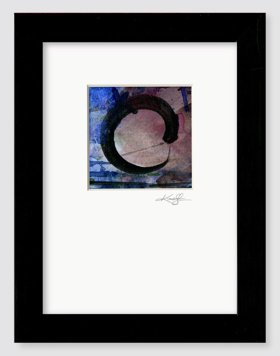 Enso Of Zen Collection 8 - 3 Abstract Zen Circle paintings by Kathy Morton Stanion