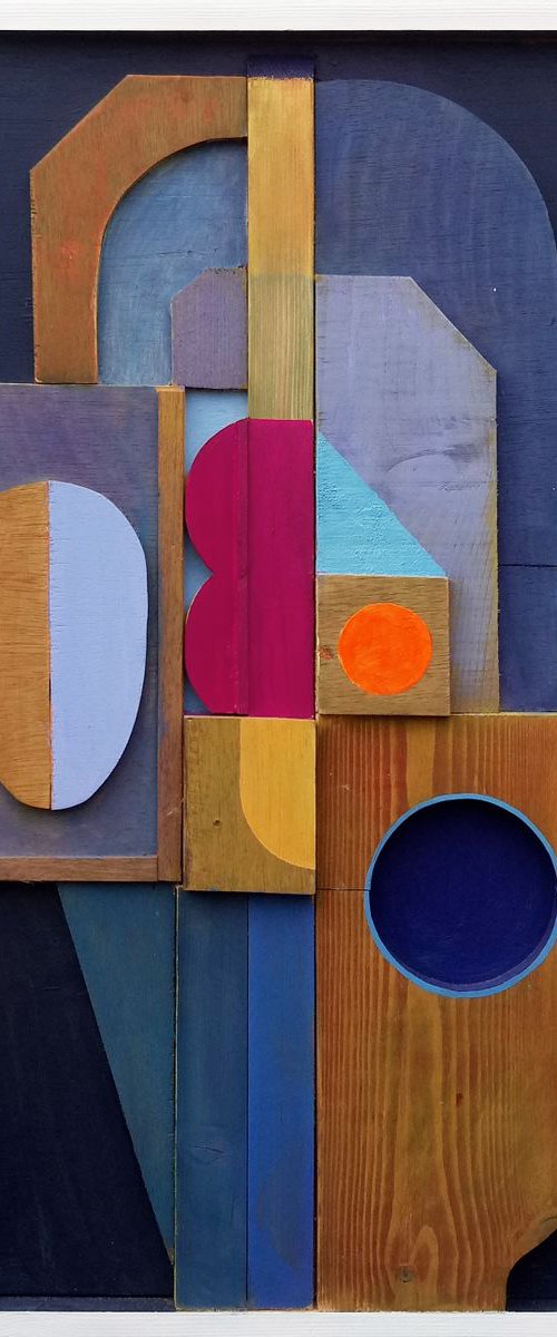Relief with Orange Circle by Liam Hennessy