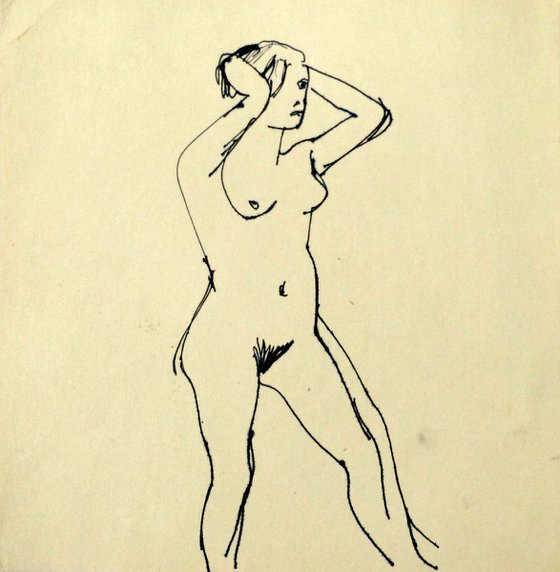 The Nude, life sketch