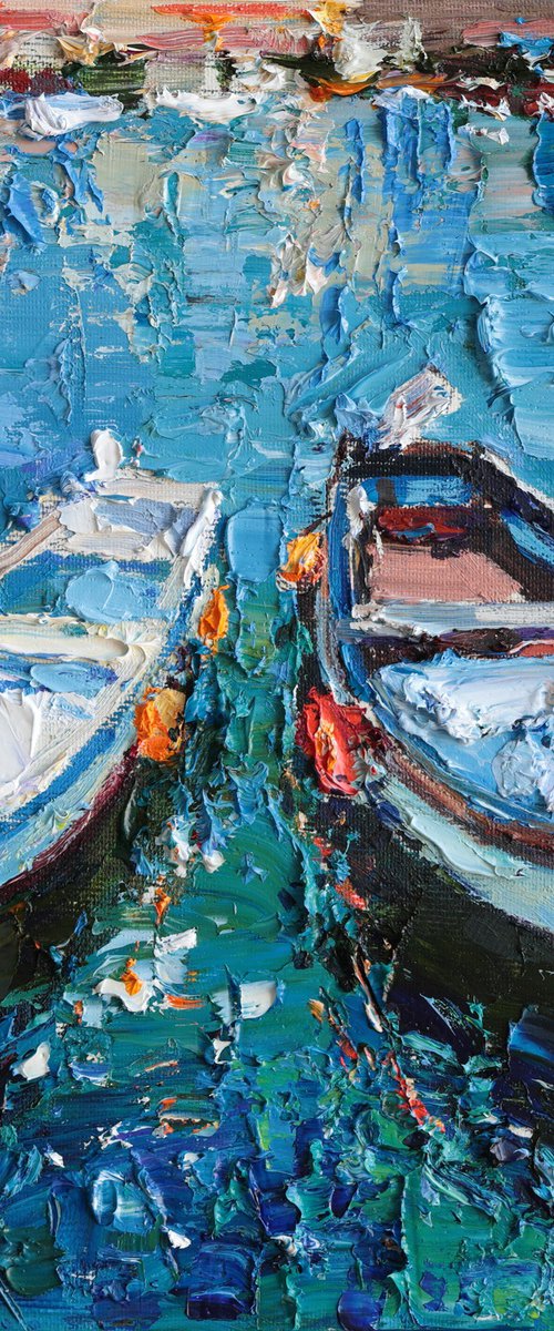 Rowing Boats by Anastasiia Valiulina