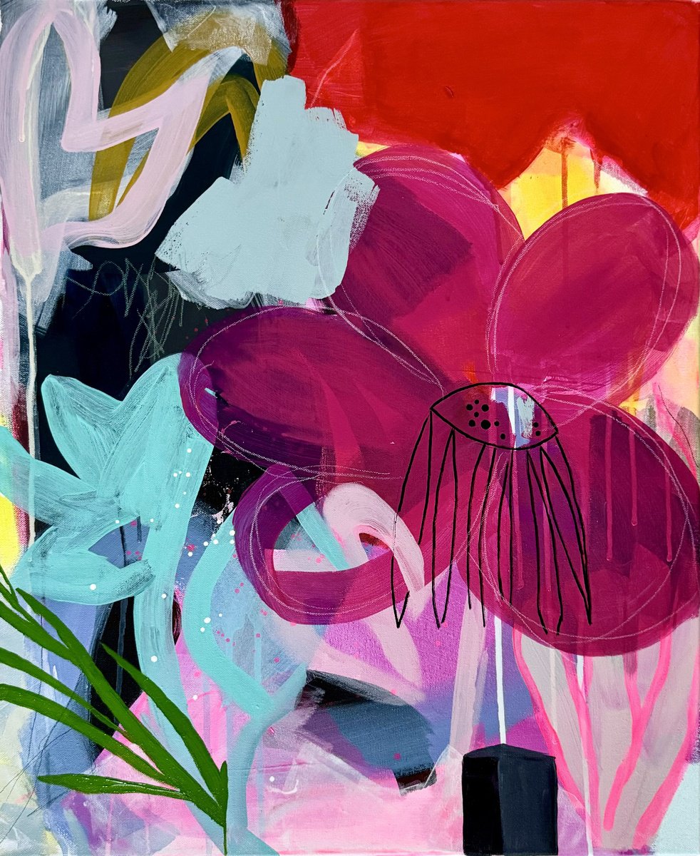 Abstract Acrylic Painting By Tanya Lytko, 20 X 24", "Color", Original Artwork