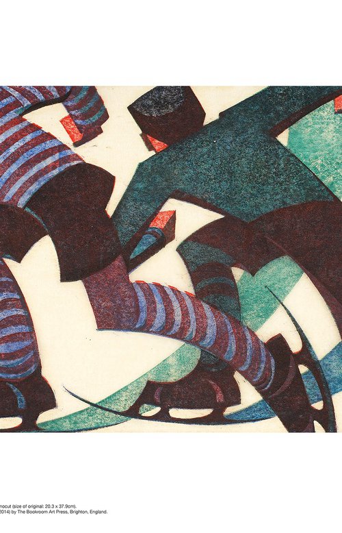 Skaters by Sybil Andrews