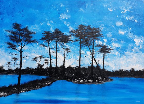 Evening by the lake