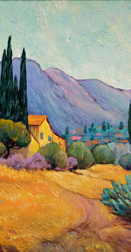 Sunlit Homestead by Suren Ter-Avakian