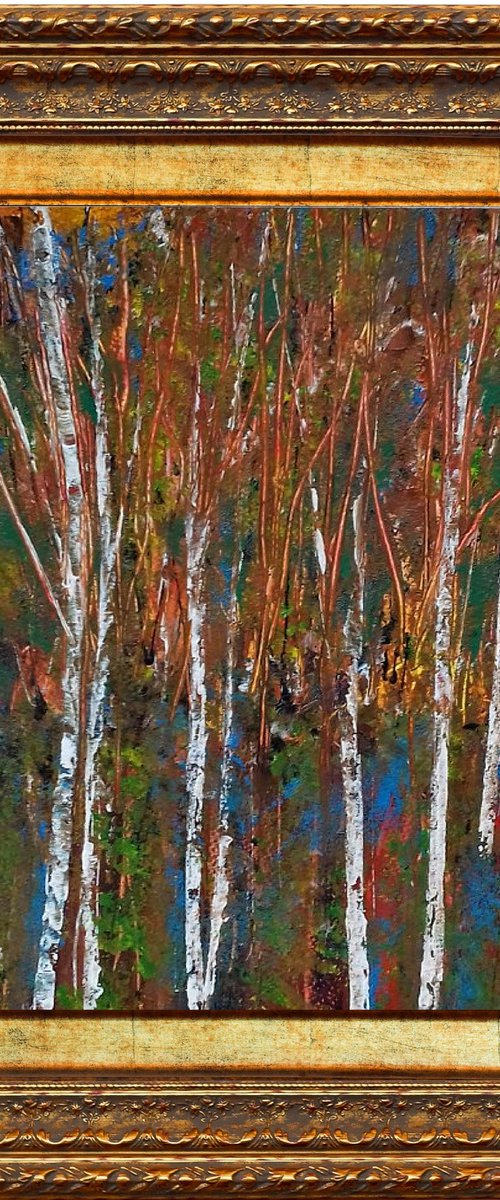 Autumn Trees II by Jan Rippingham