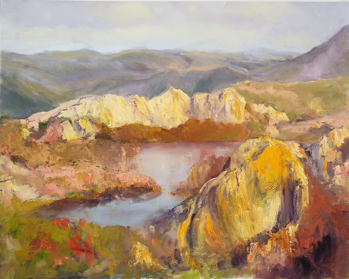 Mountain Rock Pool by Philippa Headley