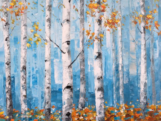 Birch trees forrest z048