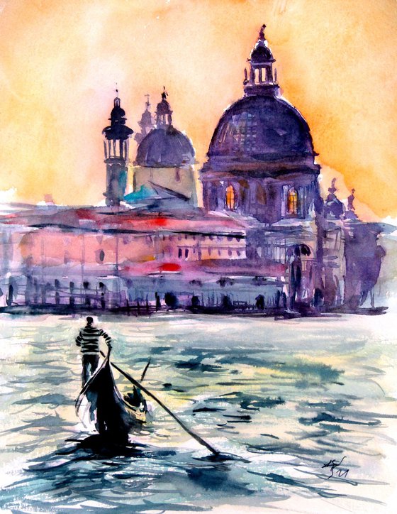 Venice at sunset