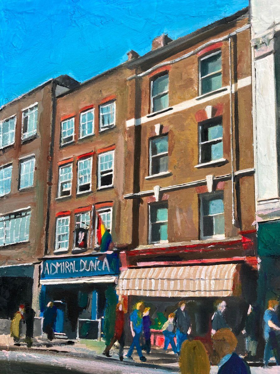 Compton Street, Soho, London By Andrew Reid Wildman, 10 X 12, Artwork For Sale On Artfinder