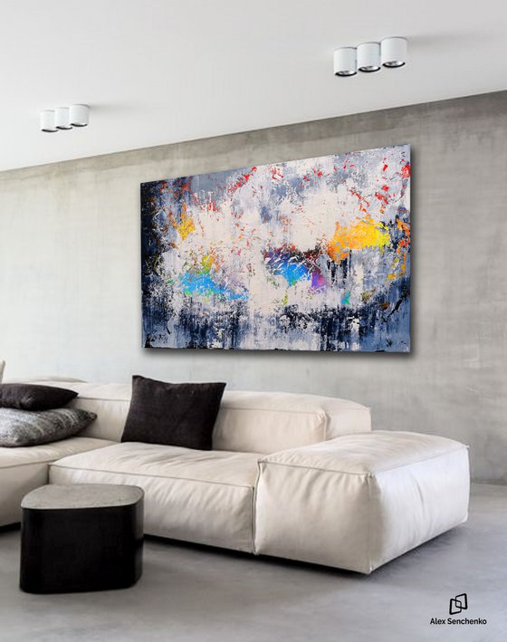 160x120cm. / abstract painting / Abstract 1162