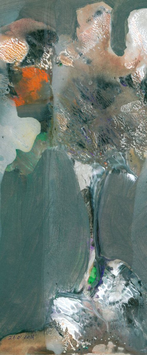 FANTASTIC UNIQUE STILL LIFE SIGNED BY ROMANIAN MASTER OVIDIU KLOSKA MEDITATION TIME FREEZING COSMIC LIGHT by Kloska Ovidiu