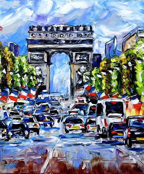 Champs-Élysées by Mirek Kuzniar