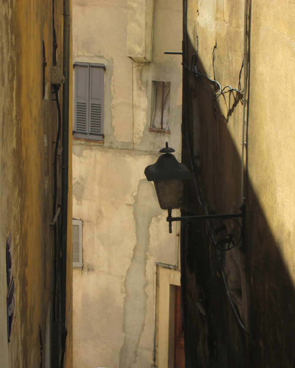 Grasse, minimal urban city landscape street detail by oconnart