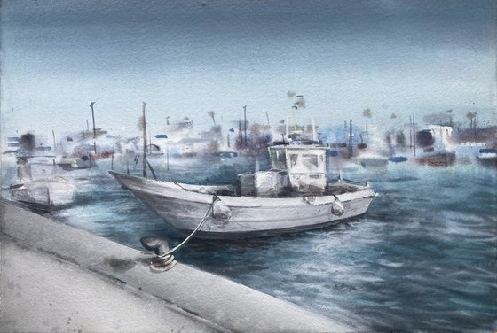 Morning harbour