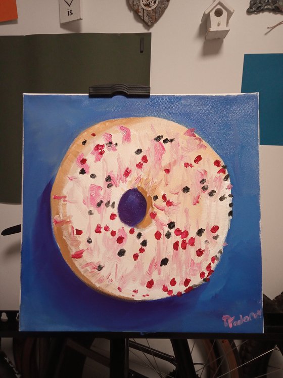The donut. still life
