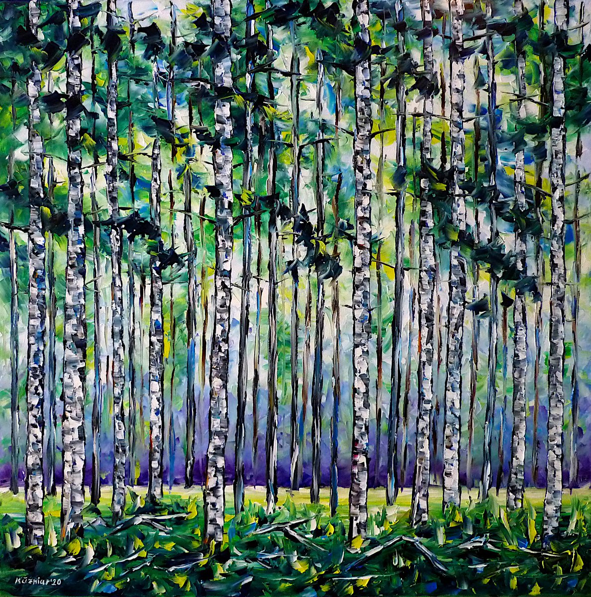 Aspen Forest by Mirek Kuzniar
