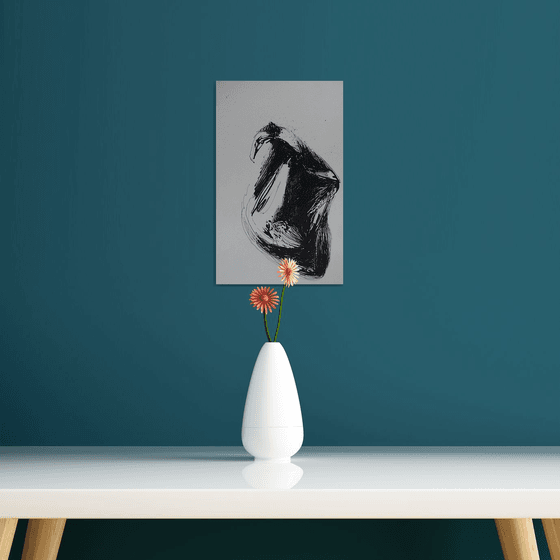 The Surrealist Bird 5, 20x30 cm