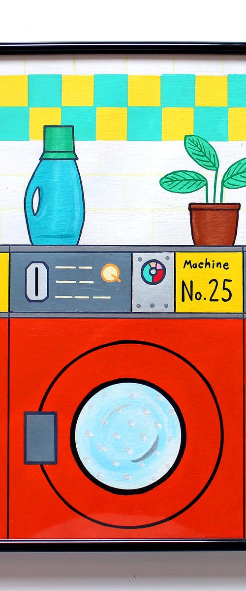 Retro Launderette by Ian Viggars