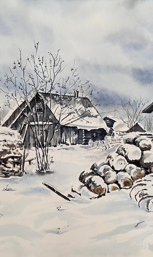 Ready for winter, Russian winter by Natalia Butenko