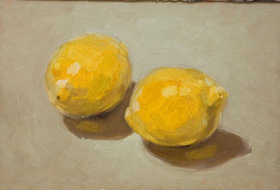 modern still life of lemons for food lovers