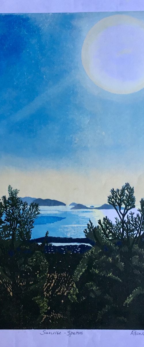 Sunrise Spetses by Rosalind Forster