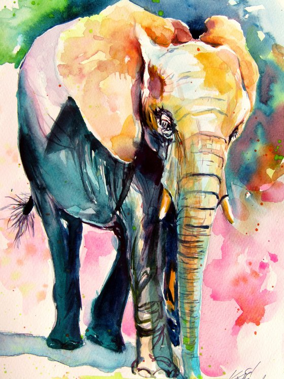 Elephant  alone