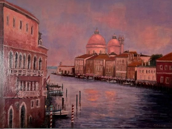 Setting Sun Grand Channel Venice