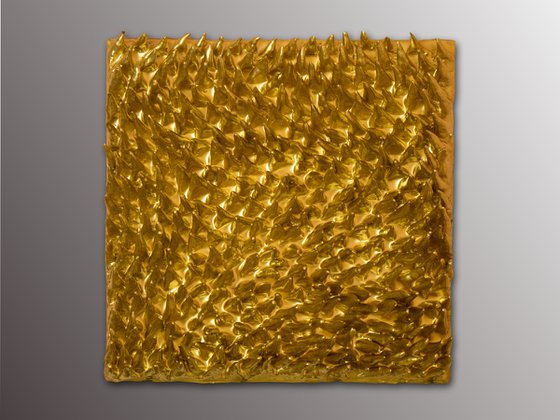 Gold Texture #1 | Triptych