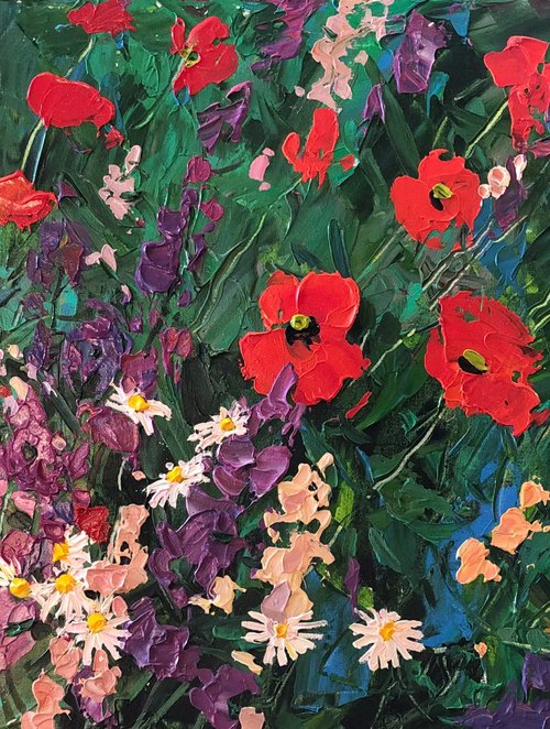 Flowering meadow by Sergey  Kachin