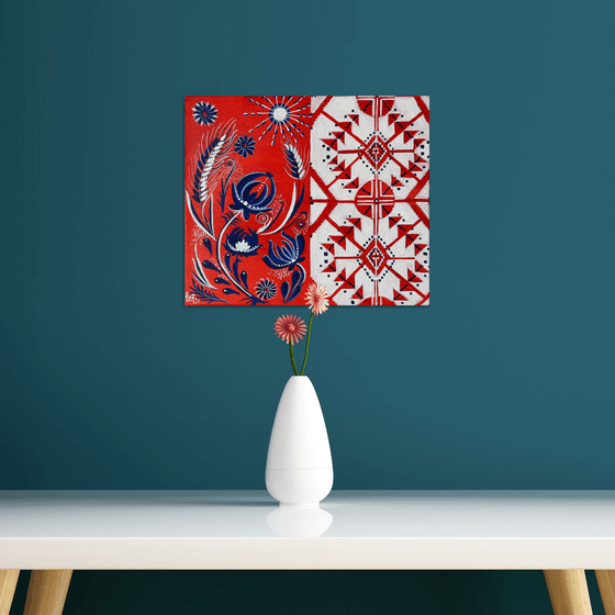 Embroidery & Bloom: Ukrainian Fusion