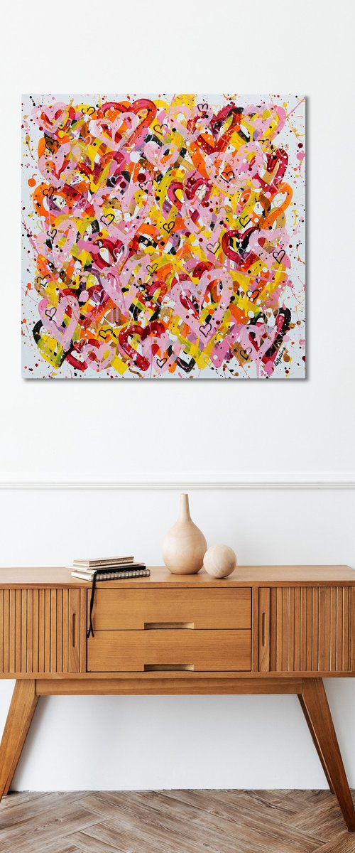 Pink Heart by Isabelle Pelletane