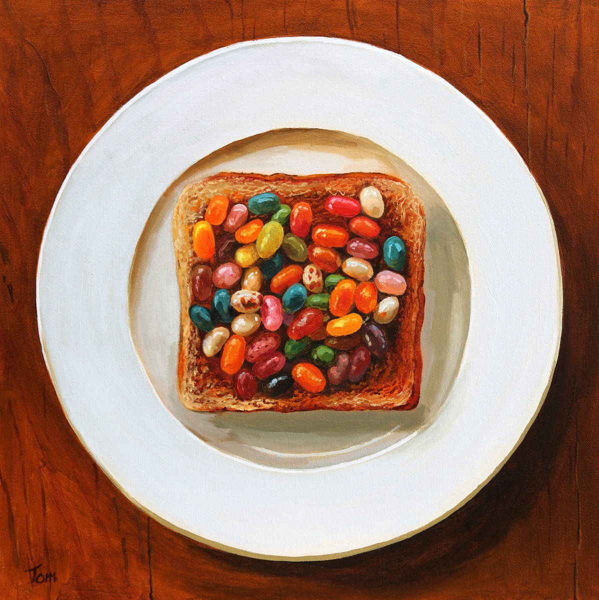 Beans on toast by Tom Clay