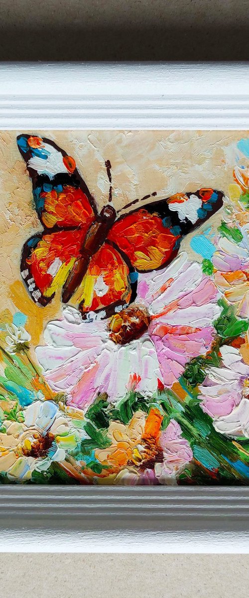 Butterfly painting framed by Yulia Berseneva