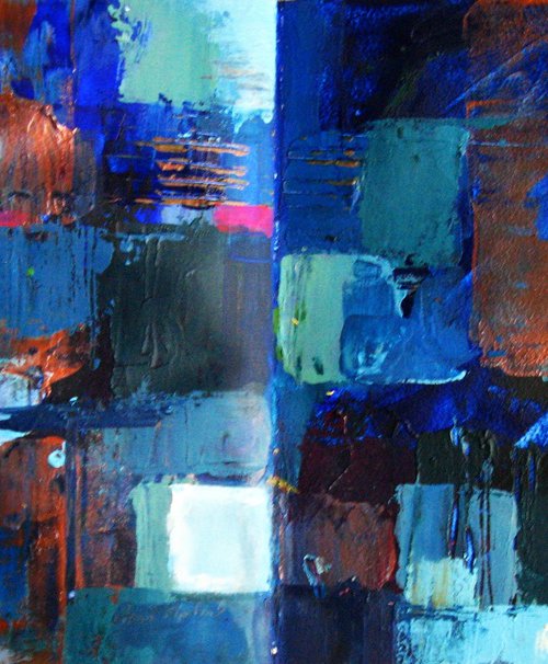 blue abstract by Anna Maria