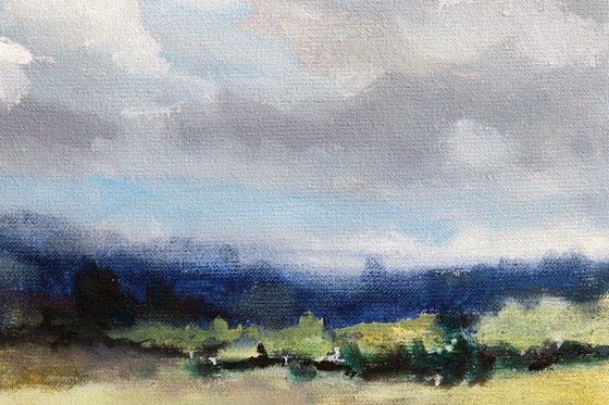 Landscape with clouds