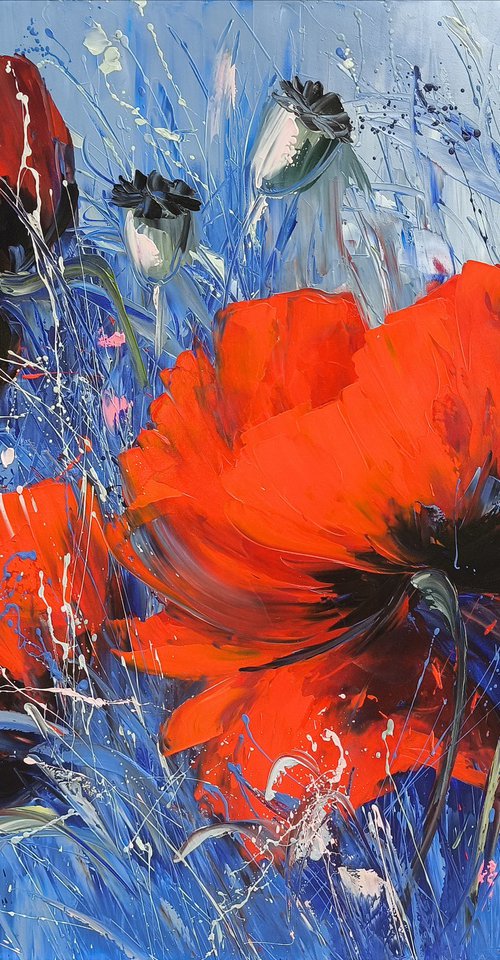 Wild Poppies Serenade by Marieta Martirosyan