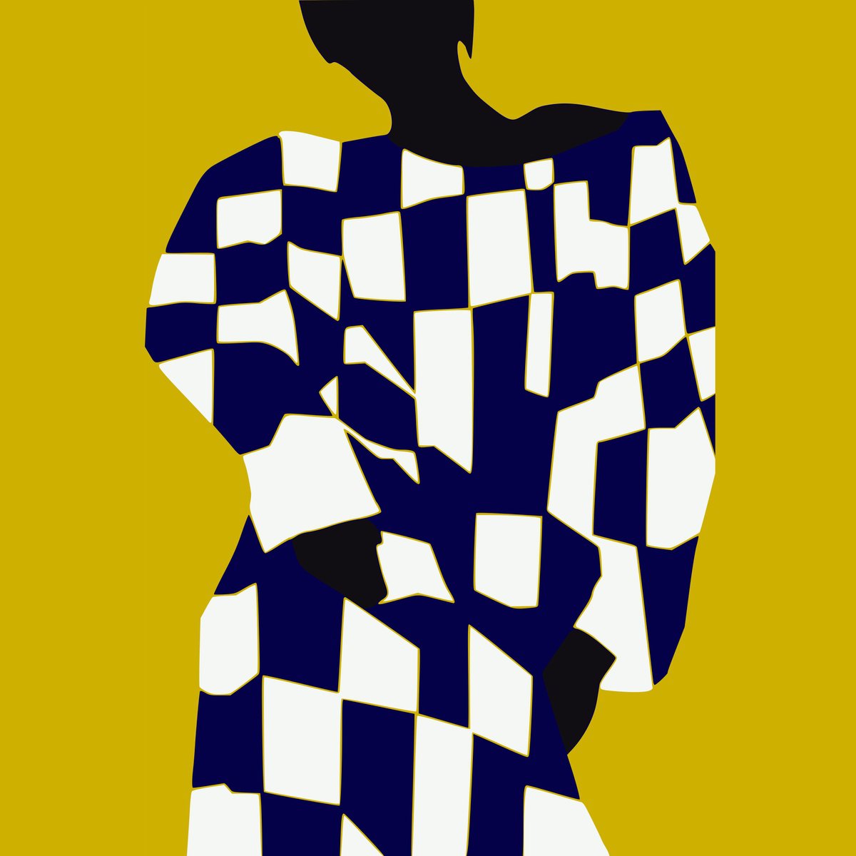Geometric Giclee Print , Composed 3 - Yellow (Limited Edition Print) By Veronika Obushikhina, 20 X 20, Artwork For Sale On Artfinder