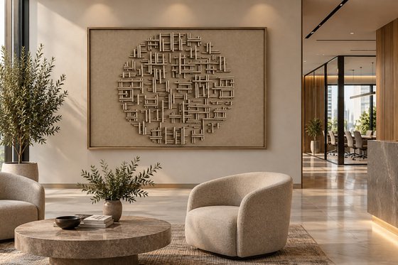 Beige Circle