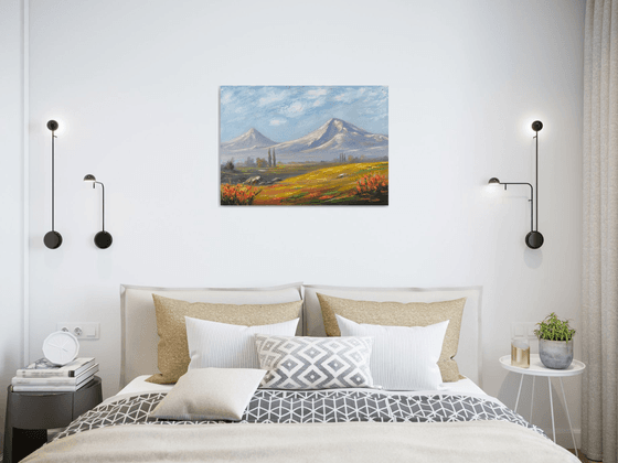 Golden Field Under Ararat