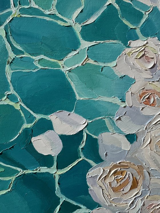 Whitepetals.Turquoisesilence