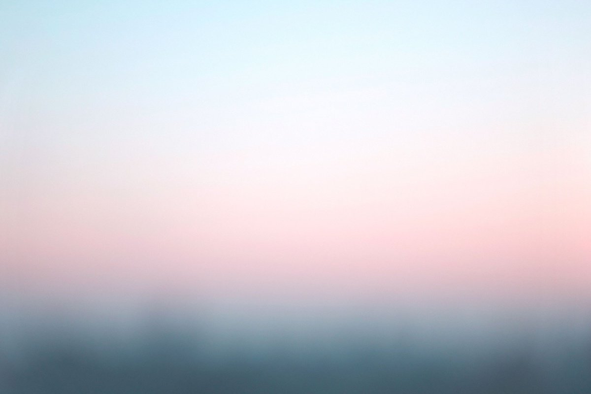 Impressionistic Landscape Photograph By Journey Gong, 25 X 17", Then The Morning Comes, Original Artwork