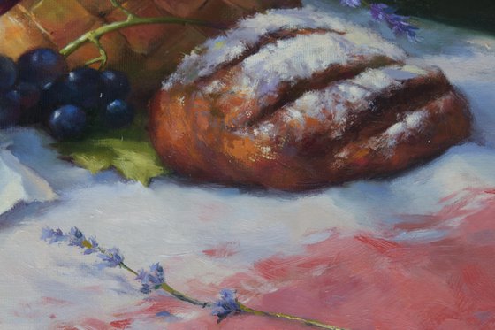 Still life with lavender