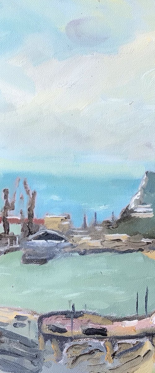 Dover western docks by Julian Lovegrove Art