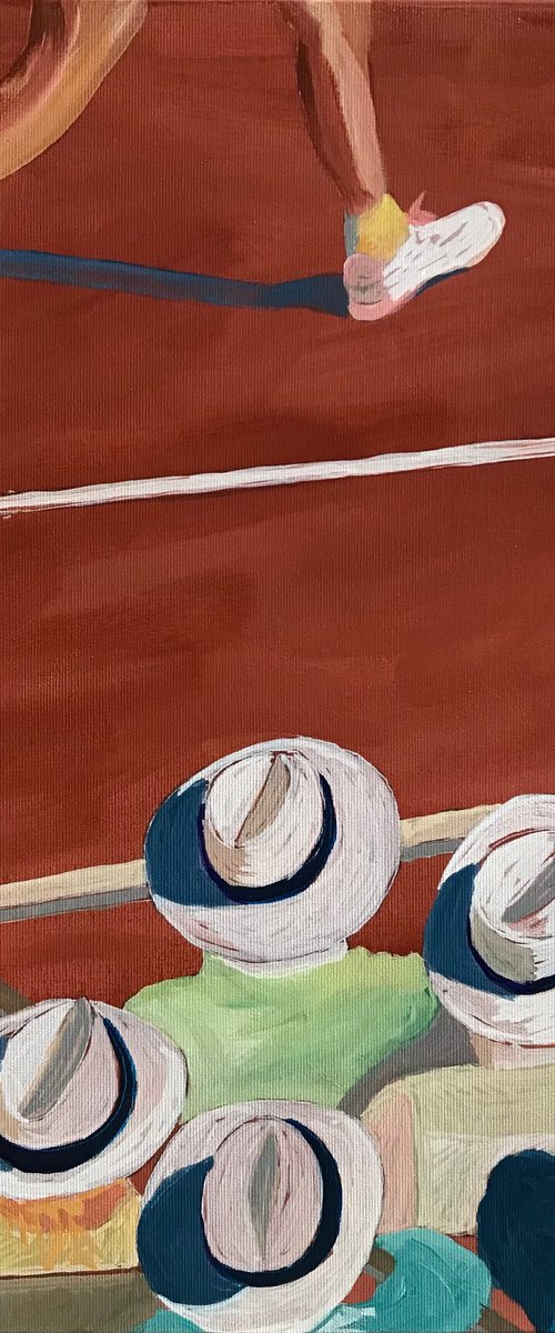 Roland Garros, the invisible set point. by Sophie HORS