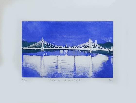 Albert Bridge at Twilight