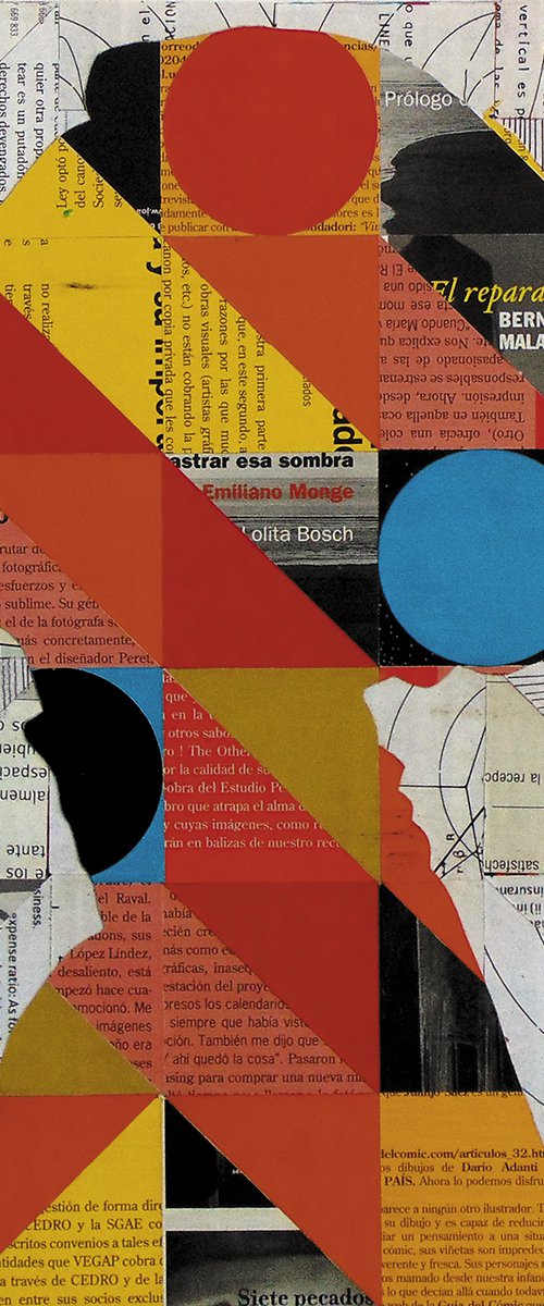 Collage_02_30x30 cm_Portrait_Pop by Manel Villalonga