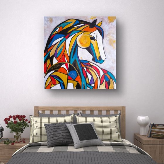 Mosaic Mustang